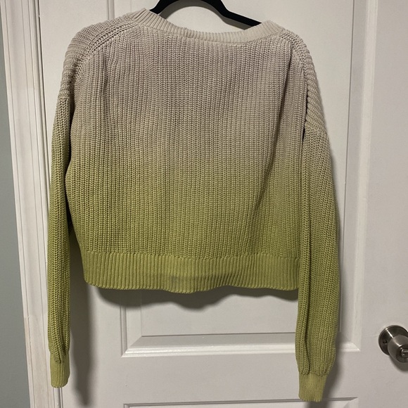 Weekday green ombré cardigan size S - Picture 4 of 4